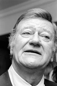 Actor John Wayne. January 1974, S74-0339-002 Actor John Wayne. January 1974, S74-0339-002