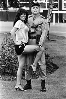 Actor Kenneth Cope and actress Ann Michelle. 28th September 1980 Actor Kenneth Cope and actress Ann Michelle. 28th September 1980