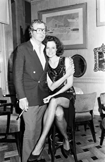 Actor Michael Caine with actress Sigourney Weaver at Langhams restaurant, London Actor Michael Caine with actress Sigourney Weaver at Langhams restaurant, London