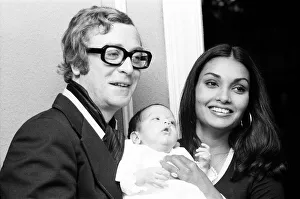 Actor Michael Caine and his wife Shakira hold a photocall at the White Elephant Actor Michael Caine and his wife Shakira hold a photocall at the White Elephant