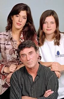 Images Dated 30th September 1996: Actor Bill Murray from TV show The Bill poses with his two daughters Liz
