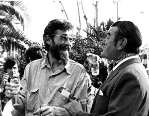 Images Dated 15th May 1972: Actor Peter O Toole (L) May 1972 Chatting to Jack Hawkins at a Cannes