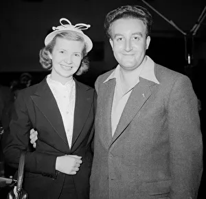 Actor Peter Sellers seen here with partner Clair Hayes. Sellers postpone his wedding Actor Peter Sellers seen here with partner Clair Hayes. Sellers postpone his wedding