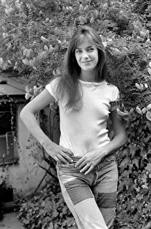 Actress: Jane Birkin. August 1974 S74-5031 Actress: Jane Birkin. August 1974 S74-5031