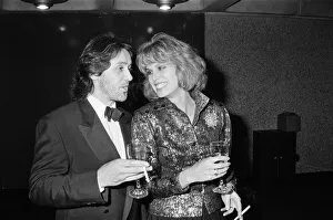 Actress Joanna Lumley and her husband Stephen Barlow. 4th November 1986 Actress Joanna Lumley and her husband Stephen Barlow. 4th November 1986