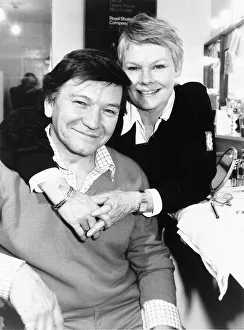 Actress Judi Dench with actor husband Michael Williams who star together in the TV Actress Judi Dench with actor husband Michael Williams who star together in the TV