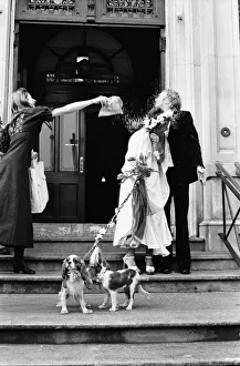 Actress Stephanie Beacham marries actor John McEnery at Hampstead Registry Office, London Actress Stephanie Beacham marries actor John McEnery at Hampstead Registry Office, London