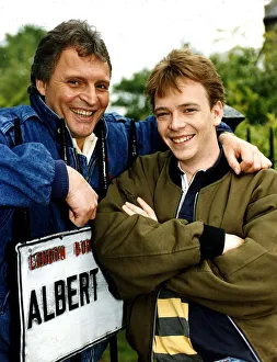 Adam Woodyatt who stars in Eastenders as Ian Beale, poses beside an Albert Square street Adam Woodyatt who stars in Eastenders as Ian Beale, poses beside an Albert Square street