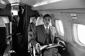 Images Dated 10th May 1972: Adrian Pollicutt, who works for Concorde commutes from Filton, England to Toulouse