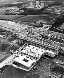 Aerial view of Cumbernauld, North Lanarkshire, Scotland, 18th May 1967 Aerial view of Cumbernauld, North Lanarkshire, Scotland, 18th May 1967