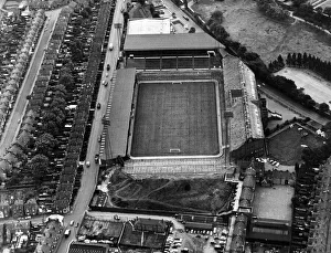 Aerial view of Villa Park football stadium, home to Aston Villa Football Club Aerial view of Villa Park football stadium, home to Aston Villa Football Club