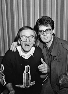 Alan Freeman & Mike Reid pictured 19/01/1989 Alan Freeman & Mike Reid pictured 19/01/1989