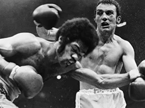 Alan Minter vs Ronnie Harris middleweight fight at Royal Albert Hall, London, England Alan Minter vs Ronnie Harris middleweight fight at Royal Albert Hall, London, England