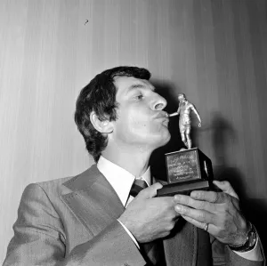 Alan Mullery Football Player of Fulham FC - May 1975 awarded with the Footballer of Alan Mullery Football Player of Fulham FC - May 1975 awarded with the Footballer of