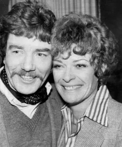 Albert Finney and Janet Suzman at press call - February 1977 03/02/1977 Albert Finney and Janet Suzman at press call - February 1977 03/02/1977