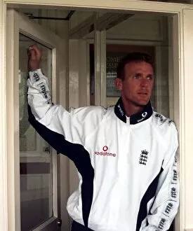 Images Dated 8th June 1998: Alec Stewart England Cricket Captain June 1998 at Edgebaston Cricket ground in