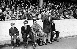 Alec Stock Manager of QPR - May 1968 on the touch line - urging the referee to blow Alec Stock Manager of QPR - May 1968 on the touch line - urging the referee to blow
