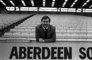 Alex Ferguson manager of Aberdeen FC. 5th May 1983 Alex Ferguson manager of Aberdeen FC. 5th May 1983