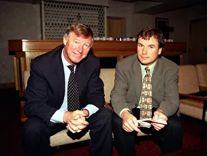 Alex Ferguson Manchester United Manager September 1997 during interview with The Alex Ferguson Manchester United Manager September 1997 during interview with The
