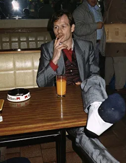 Alex Higgins snooker player alias Hurricane Higgins smoking cigar Alex Higgins snooker player alias Hurricane Higgins smoking cigar