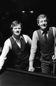 Alex Higgins v Steve Davis Snooker Match November 81 Alex Higgins Alex Higgins v Steve Davis Snooker Match November 81 Alex Higgins