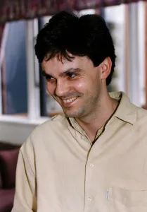 Alex Knight Restaurant owner married to Carol Smillie TV presenter shirt inside house Alex Knight Restaurant owner married to Carol Smillie TV presenter shirt inside house