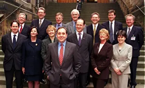 Alex Salmond shadow cabinet 26th May 1999 SNp party leader Alex Salmond shadow cabinet 26th May 1999 SNp party leader