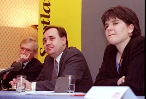 Alex Salmond SNP press conference 10th March 1998 Central Hotel Glasgow after poll Alex Salmond SNP press conference 10th March 1998 Central Hotel Glasgow after poll