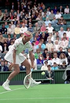 Images Dated 25th June 1991: All England Lawn Tennis Championships at Wimbledon Ladies Singles First Round