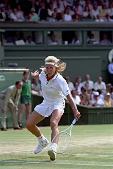 Images Dated 6th July 1989: All England Lawn Tennis Championships at Wimbledon Ladies Singles Semi Final