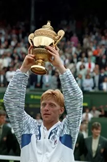 Images Dated 9th July 1989: All England Lawn Tennis Championships at Wimbledon Mens Singles Final Boris
