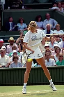 Images Dated 6th July 1989: All England Lawn Tennis Championships at Wimbledon Ladies Singles Semi Final