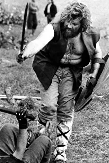 All good wholesome violence at the South Shields Viking battle re-enactment by members of All good wholesome violence at the South Shields Viking battle re-enactment by members of