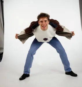 Ally McCoist models fashion clothing November 1991 Ally McCoist models fashion clothing November 1991