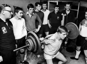 Alvechurch football club team training. 21st December 1967 Alvechurch football club team training. 21st December 1967