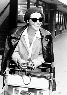 Amanda Donohoe British Actress leaving Heathrow Airport for Los Angeles Amanda Donohoe British Actress leaving Heathrow Airport for Los Angeles