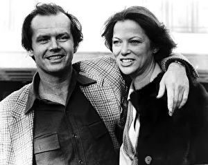 American Actor, Jack Nicholson and actress Louise Fletcher in London to promote their American Actor, Jack Nicholson and actress Louise Fletcher in London to promote their