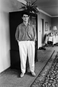 American actor Tom Cruise in his hotel suite on a visit to London American actor Tom Cruise in his hotel suite on a visit to London