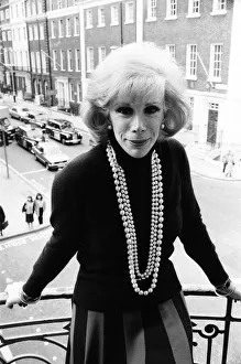 American Comedian Joan Rivers in a London hotel, 1st March 1984 American Comedian Joan Rivers in a London hotel, 1st March 1984