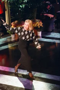 American Comedian Joan Rivers on stage, 7th June 1992 American Comedian Joan Rivers on stage, 7th June 1992