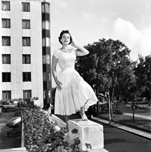 American singer Kay Starr at the Dochester Hotel. August 1953 D5108 American singer Kay Starr at the Dochester Hotel. August 1953 D5108