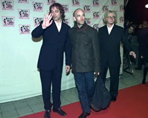 American singer Michael Stipe and his band REM at the MTV Music Video Awards ceremony in American singer Michael Stipe and his band REM at the MTV Music Video Awards ceremony in