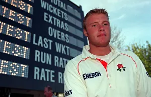 Andrew Flintoff England Cricketer 14th May 1999 Andrew Flintoff England Cricketer 14th May 1999