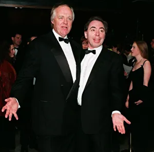 Andrew Lloyd Webber and Tim Rice at the London Premiere of the film musical Evita Dbase Andrew Lloyd Webber and Tim Rice at the London Premiere of the film musical Evita Dbase