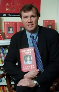 Andrew Morton Author February 1999 promoting his latest book called Monicas Story Andrew Morton Author February 1999 promoting his latest book called Monicas Story