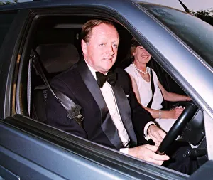 Andrew Parker Bowles and wife arrive for party 1997 for Camilla Parker Bowles 50th Andrew Parker Bowles and wife arrive for party 1997 for Camilla Parker Bowles 50th