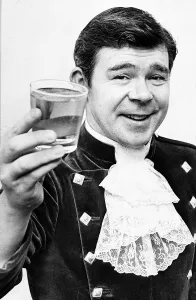 Andy Stewart Scottish entertainer singer with glass of Whisky Andy Stewart Scottish entertainer singer with glass of Whisky
