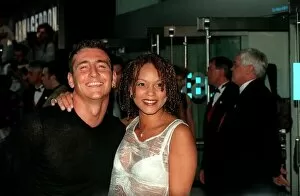 Images Dated 5th August 1998: Angela Griffin Actress August 98 Coronation street actress at the premiere of