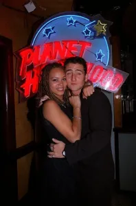 Angela Griffin Actress November 97 Coronation Street actress with her boyfriend Angela Griffin Actress November 97 Coronation Street actress with her boyfriend