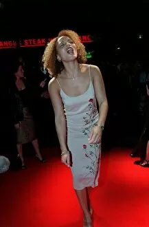 Images Dated 17th September 1998: Angela Griffin Actress September 98 Coronation Street actress arriving for the Elle